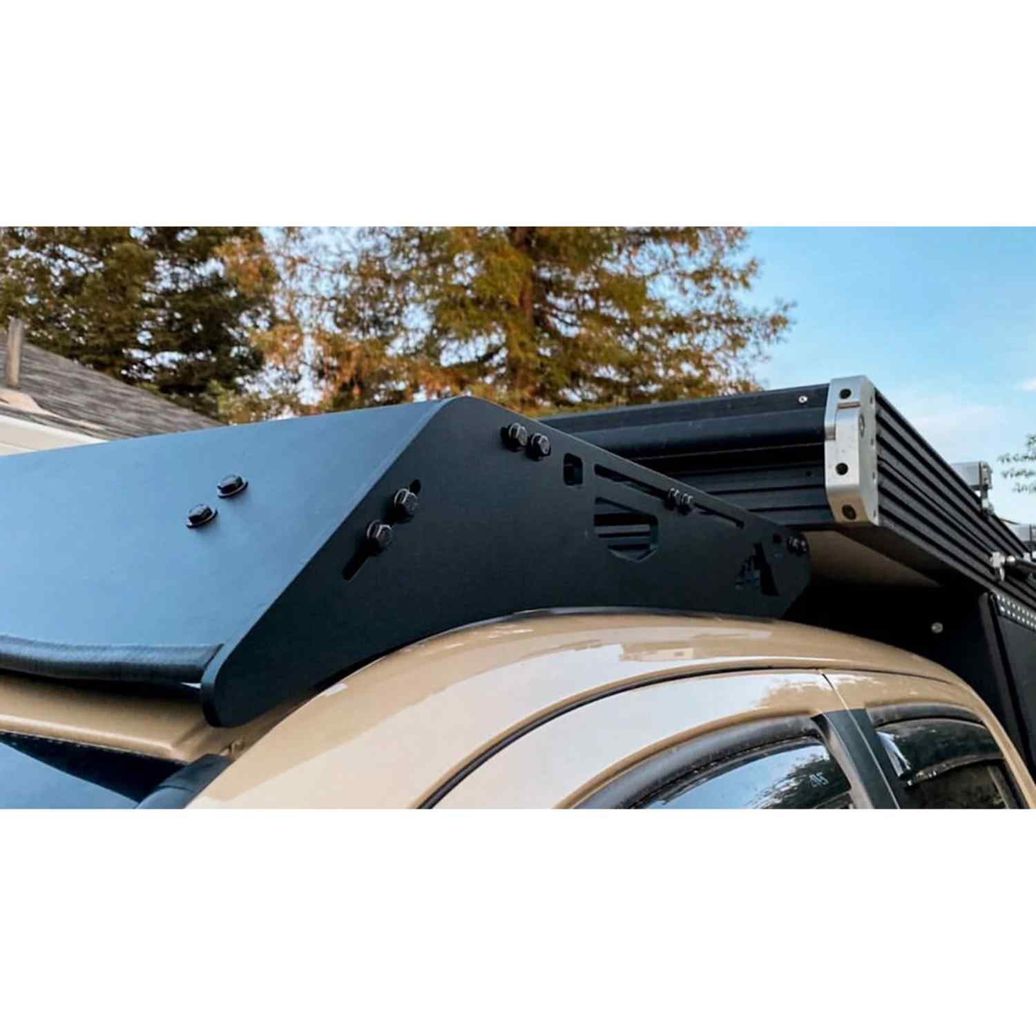 Sherpa Animas 2005-2023 Toyota Tacoma Camper Roof Rack Front View