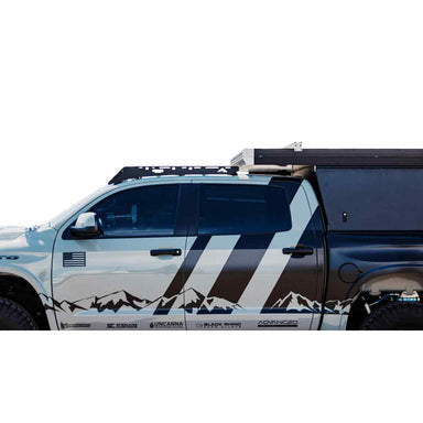 Sherpa Bear Paw 2007-2021 Toyota Tundra CrewMax Camper Roof Rack Closed View