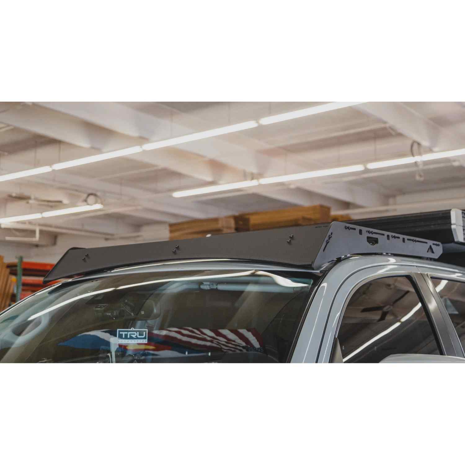 Sherpa Bear Paw 2007-2021 Toyota Tundra CrewMax Camper Roof Rack Front Closed View