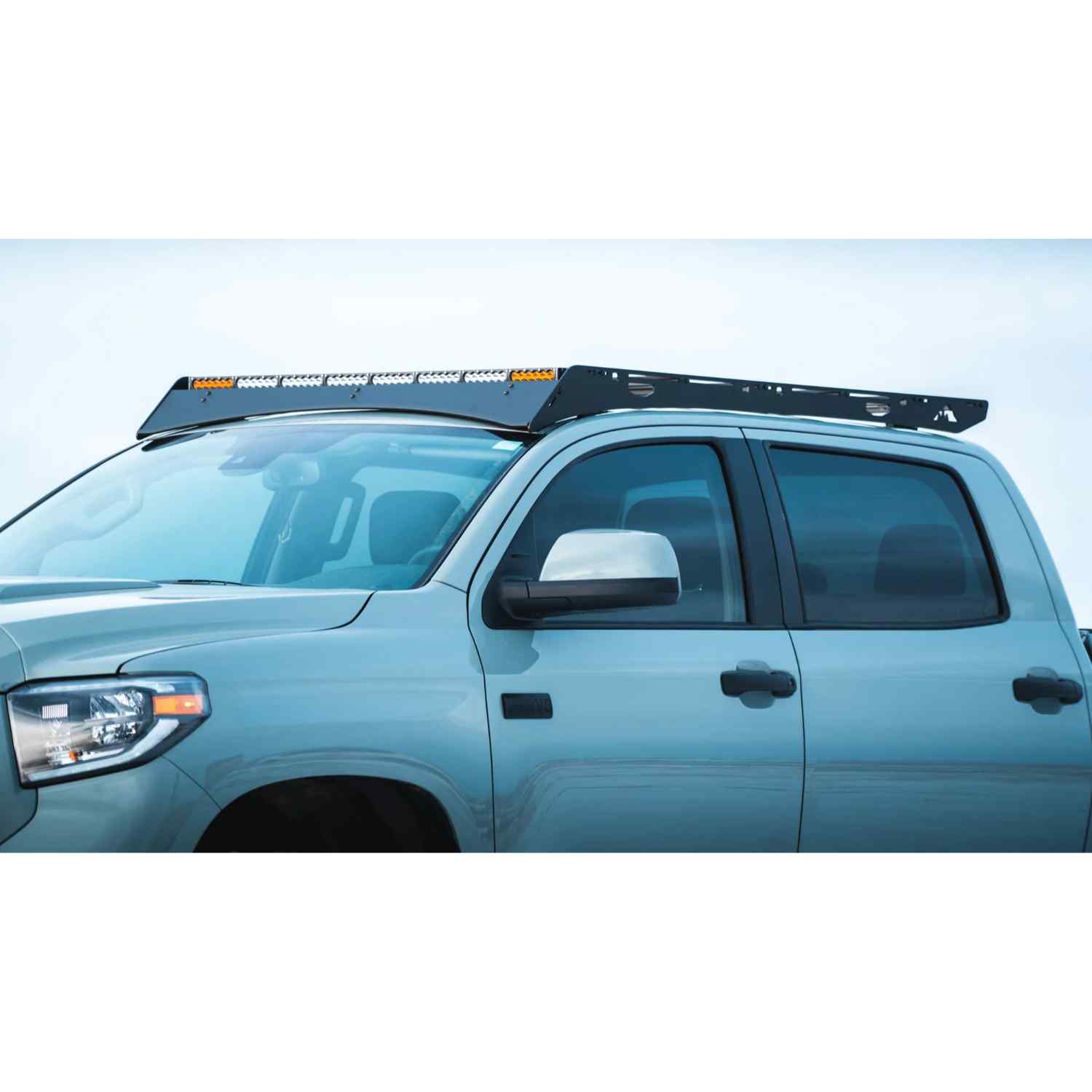 Sherpa Big Bear 2007-2021 Toyota Tundra CrewMax Roof Rack fRONT vIEW