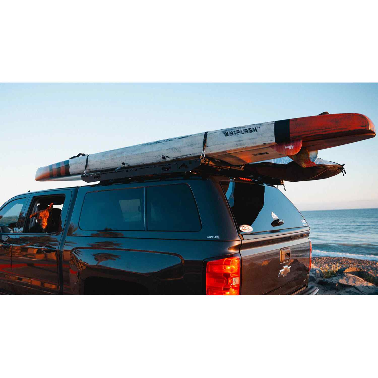 Sherpa Crow's Nest Universal Truck Topper Roof Rack Load View