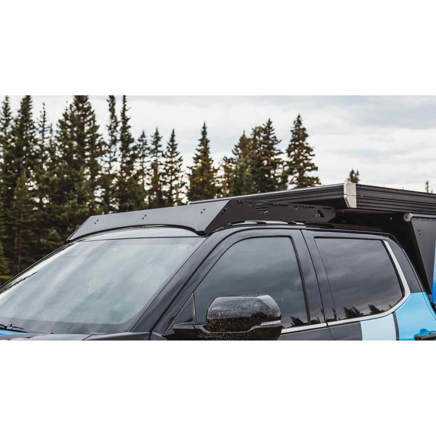 Sherpa Cub 2022-2023 Toyota Tundra CrewMax Camper Roof Rack Front Closed View