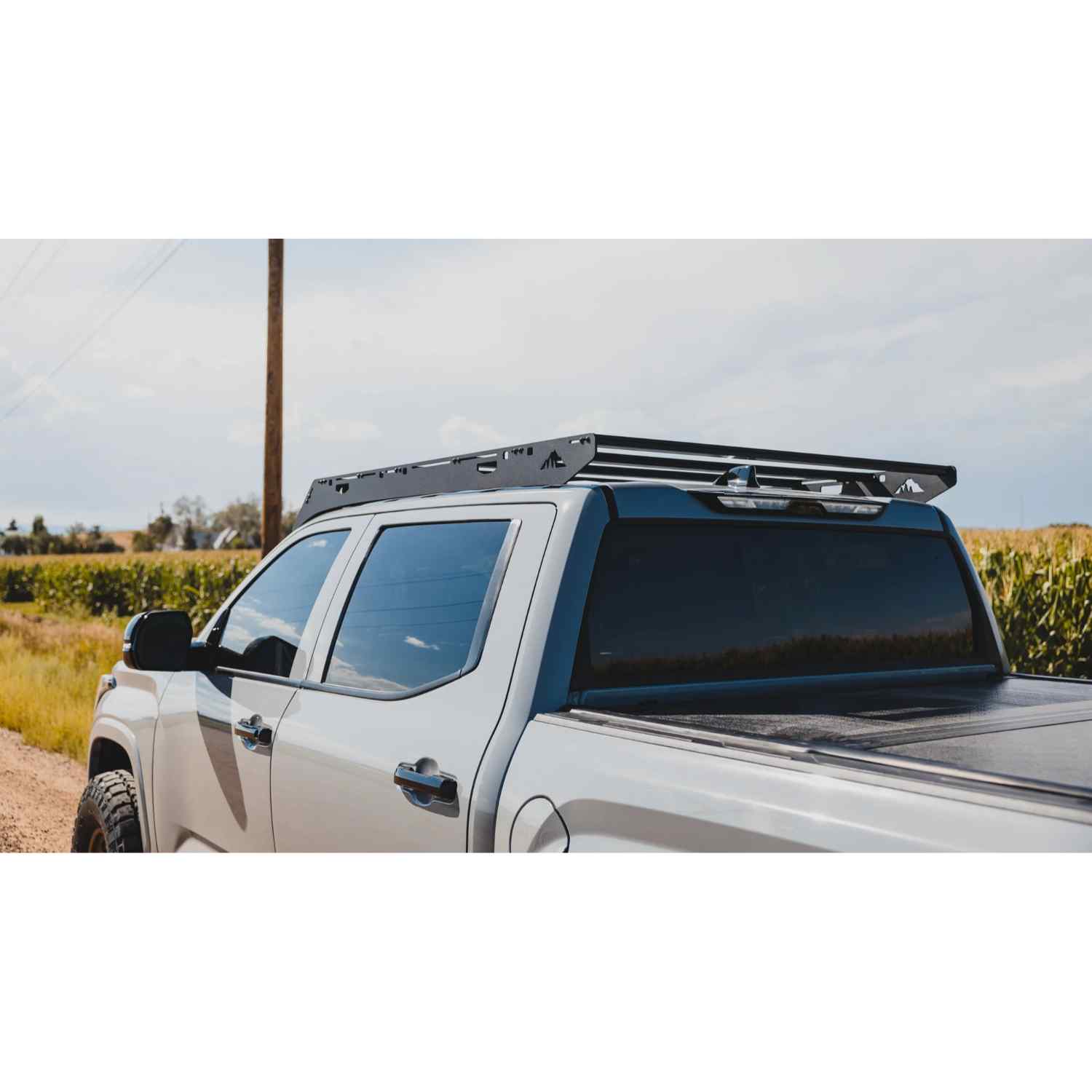 Sherpa Grizzly 2022-2023 Toyota Tundra Crewmax Roof Rack Back Closed View