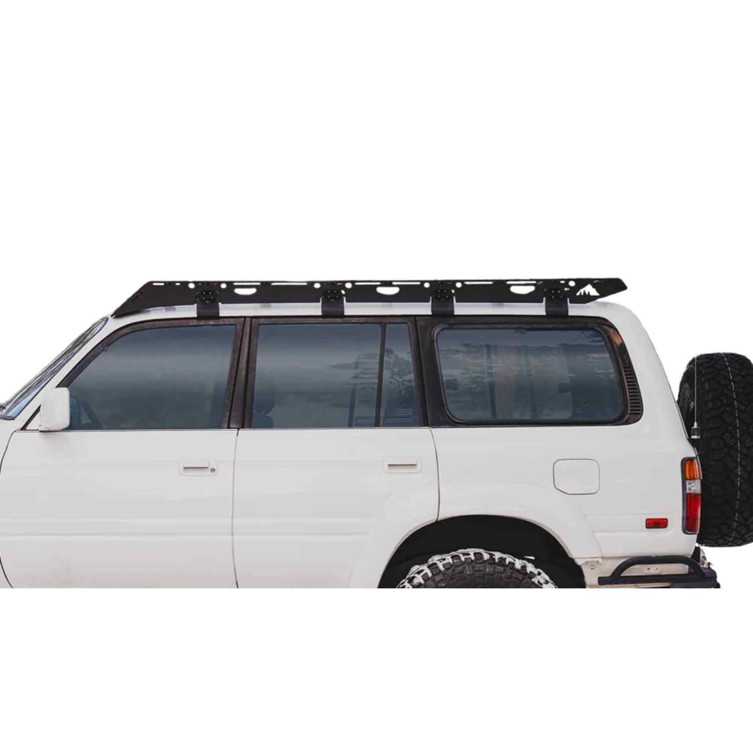 Sherpa La Sal 1990-1997 Toyota LC80/LX450  Roof Rack Closed View