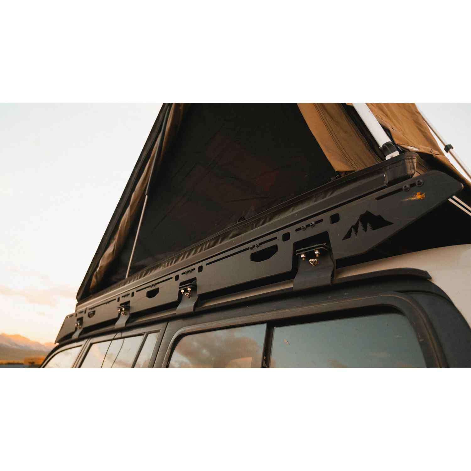 Sherpa La Sal 1990-1997 Toyota LC80/LX450  Roof Rack Side View