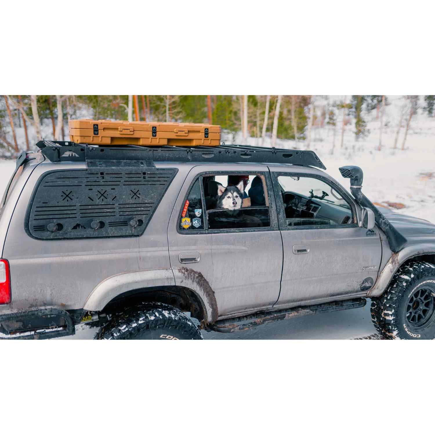 Sherpa Matterhorn 1996-2002 Toyota 4Runner Roof Rack Side View