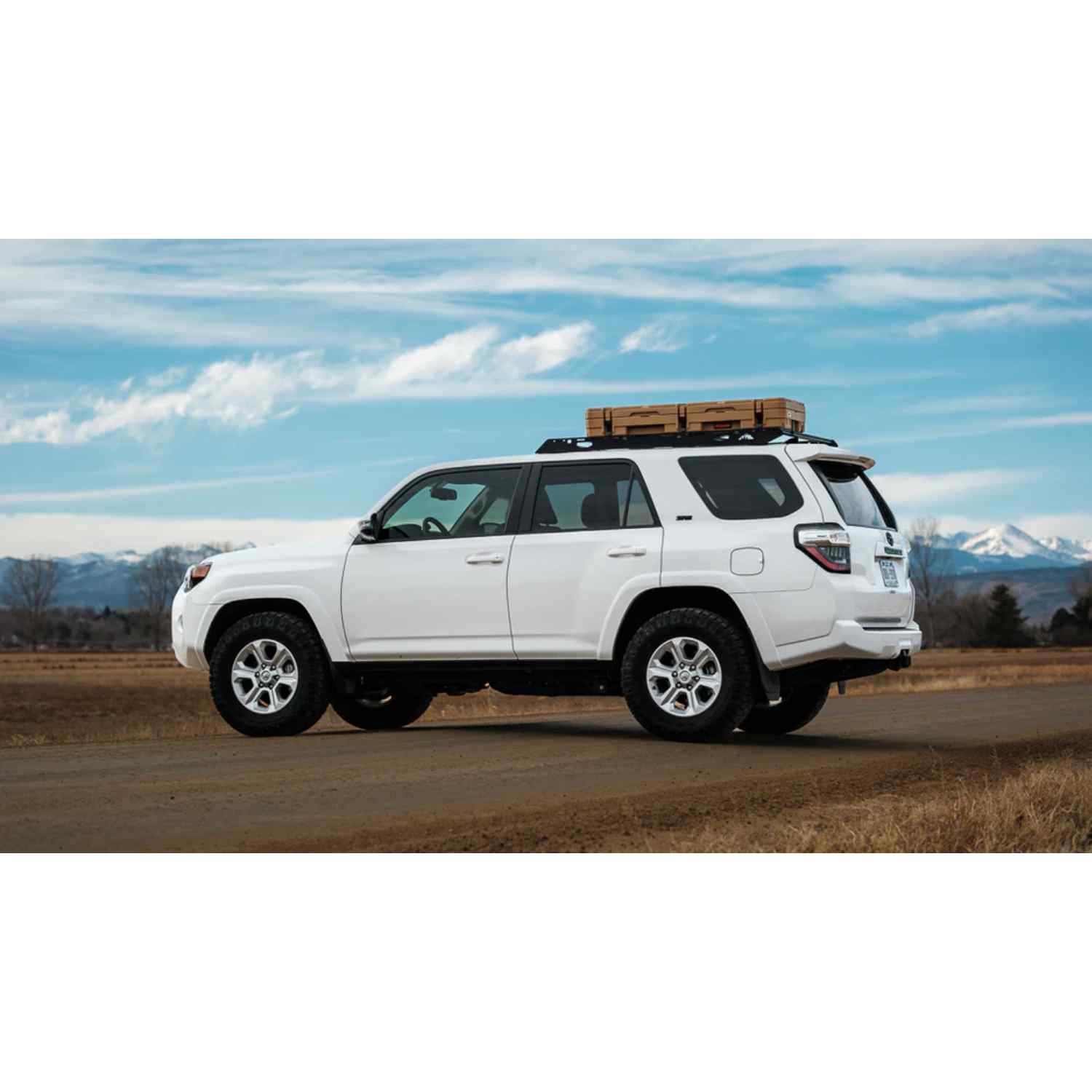 Sherpa Needle 2010-2023 Toyota 4Runner Roof Rack Side View