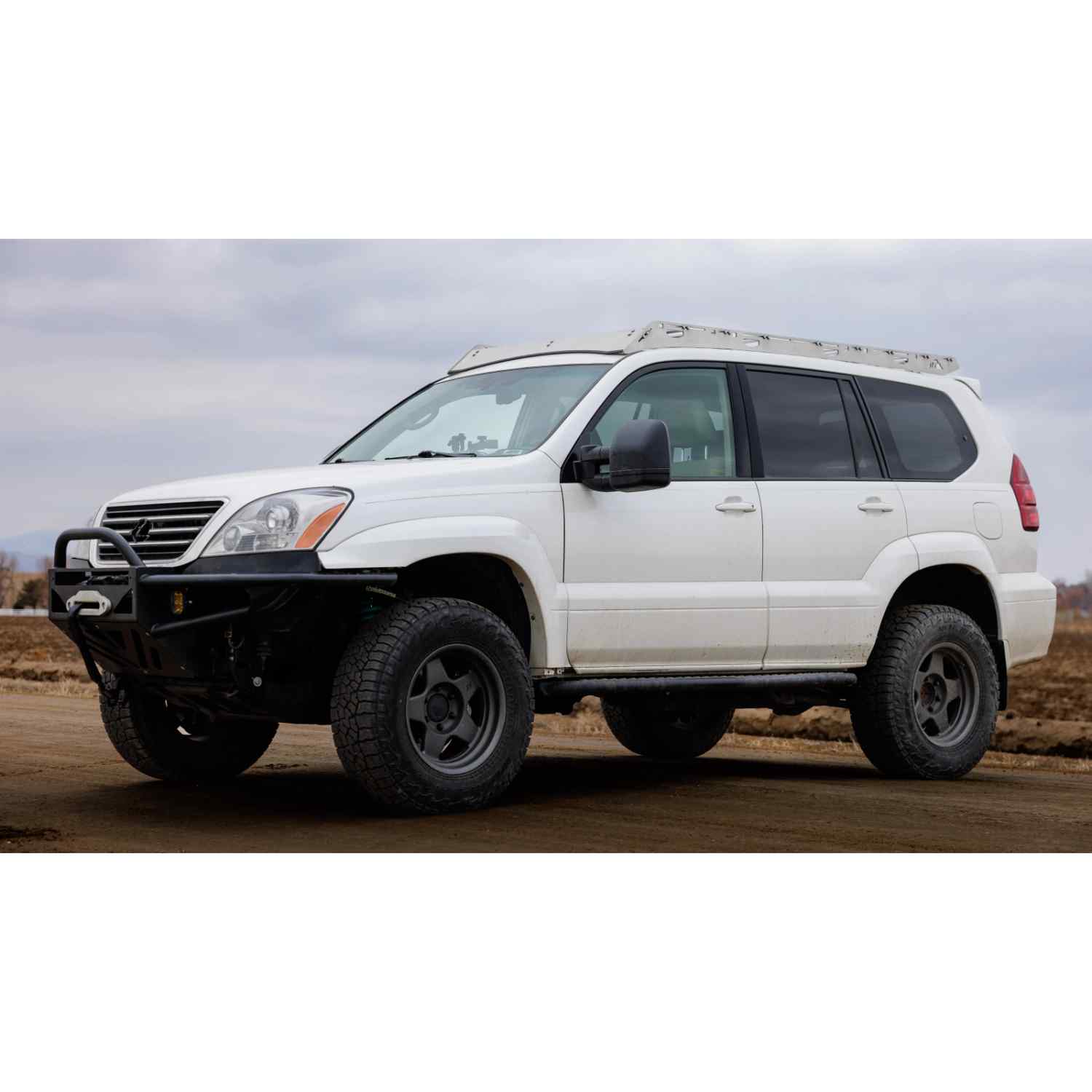 Sherpa Quandary 2003-2009 Lexus GX470 Roof Rack Side View