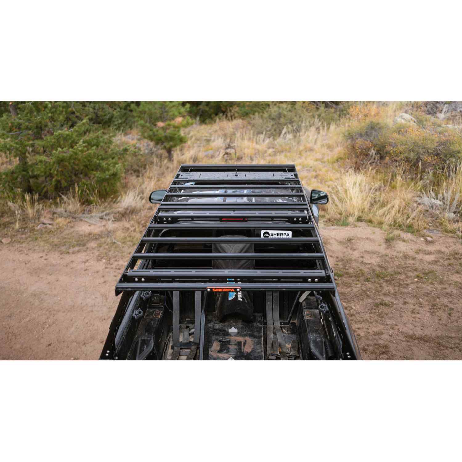 Sherpa Rack-Height PAK System Bed Rack Top View