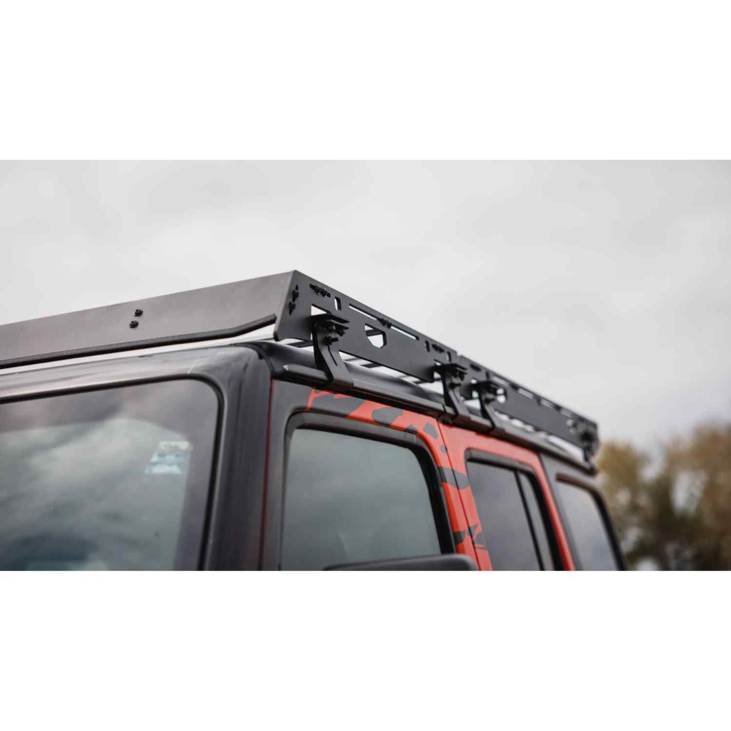 Sherpa Starlight 2018-2023 Jeep Wrangler JL Roof Rack Front Side View
