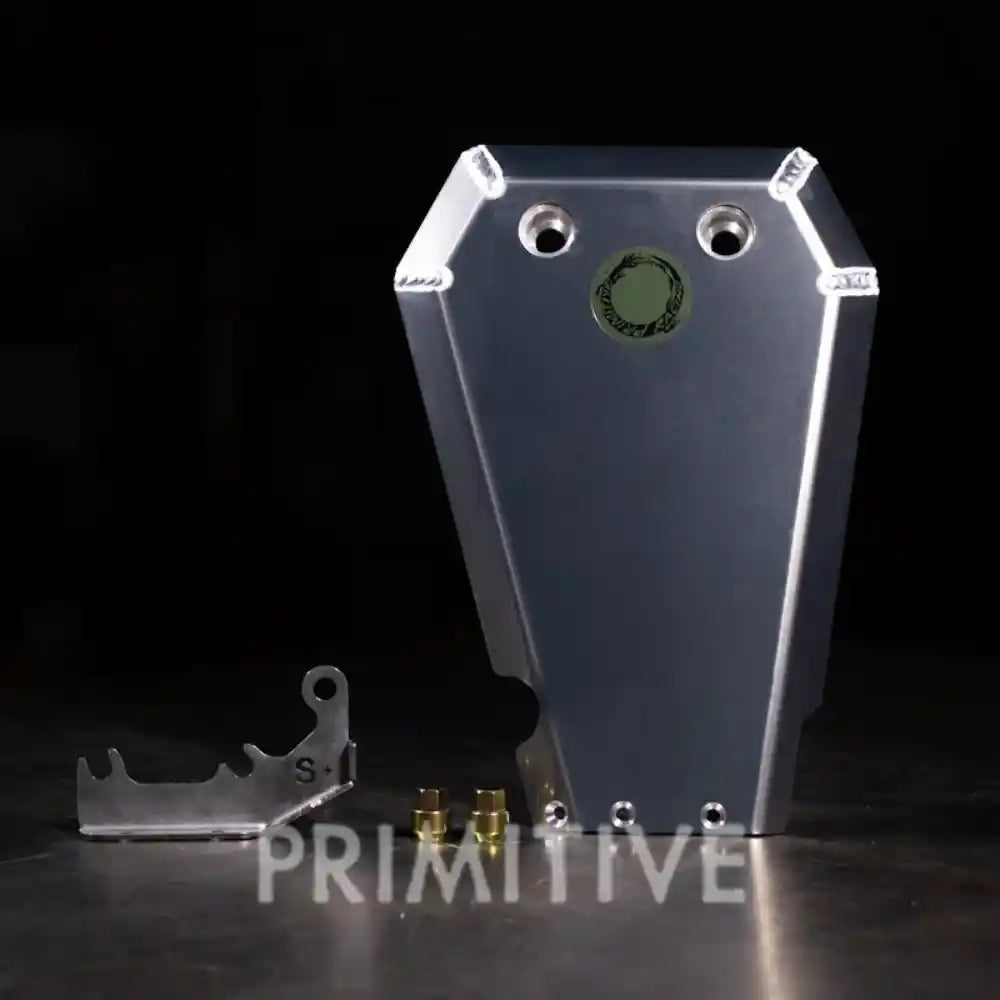 Rear Differential skid plate on a dark background, branded 'Primitive'.