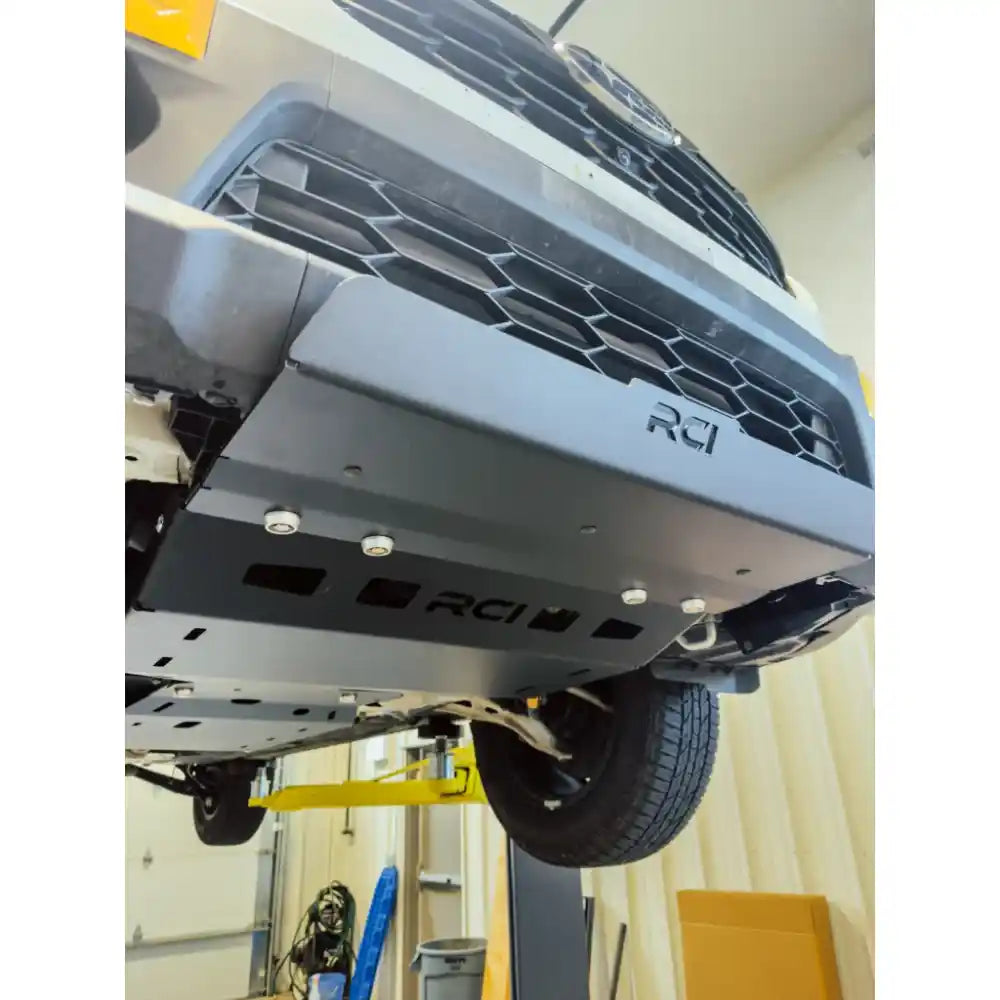 Side view of installed RCI engine skid on Outback