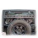 Spare tire cargo rack heavy-duty steel construction