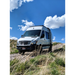 Prinsu Sprinter Van 144 Roof Rack on Black Van Side View