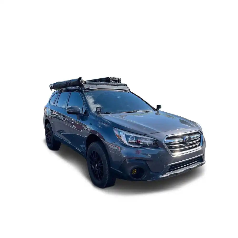 Subaru Outback Prinsu Roof Rack Side View 2015-2019