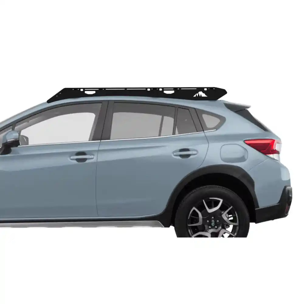 Subaru Crosstrek with low-profile Cascade roof rack studio view