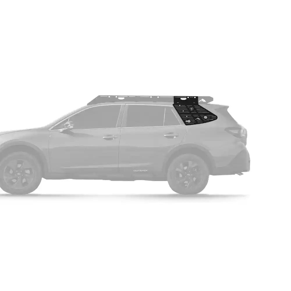 Subaru Outback rear window panel vehicle fitment view