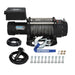 Superwinch winch with synthetic rope and accessories on a white background