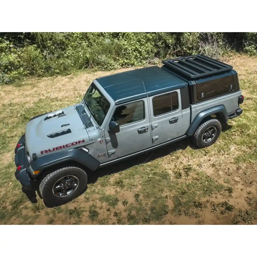 Top-down vehicle shot displaying slotted ACS Roof Rack