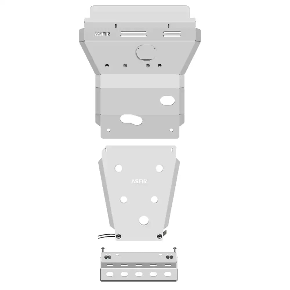 Toyota 4Runner front and mid skid plate protection
