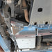 Transfer case and transmission skid plate installed
