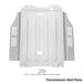 display image of the transmission skid plate on white background