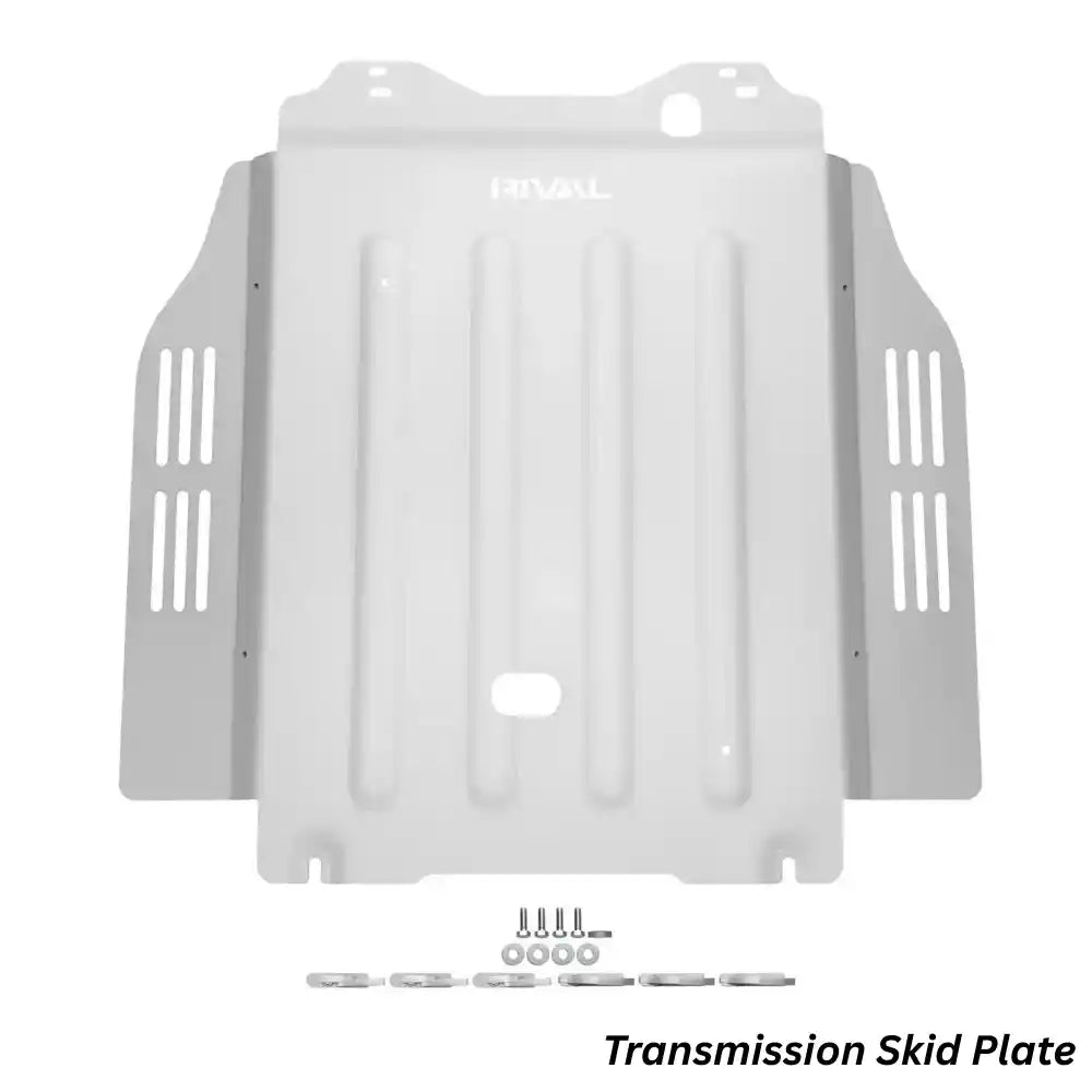 Display image of transmission skid plate on white background