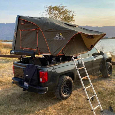 Tuff Stuff® Overland Alpha™ Hard Top Side Open Tent Mounted Life Style