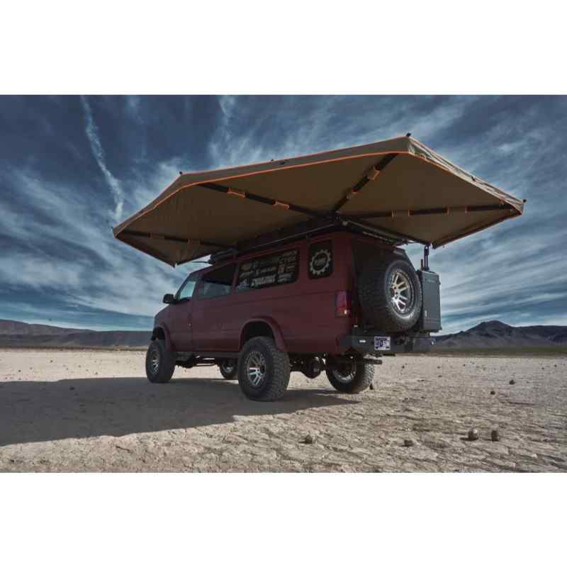 Tuff Stuff® Overland Awning, 270 Degree, XL, Kit With Mounting Brackets Down View