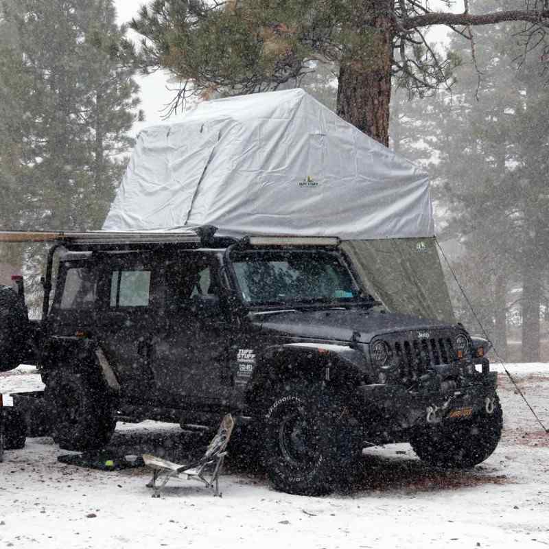 Tuff Stuff® Roof Top Tent Xtreme Weather Covers, Delta Overland™ Open