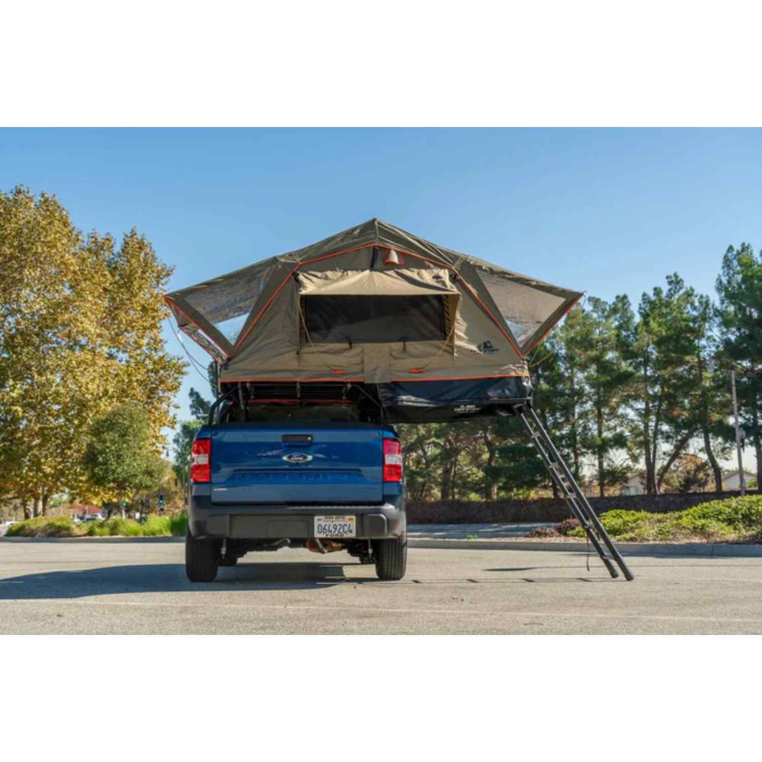 tent for back of truck Tuff Stuff Overland TS-1-3102OLV Trailhead Pro Roof Top Tent, 2 Person Folding Tent