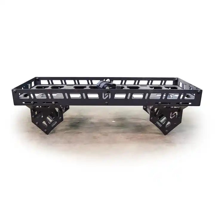 Turn Offroad cargo rack detailed mounting view