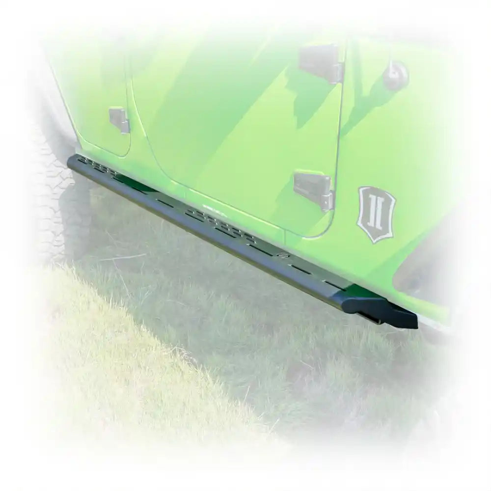 Turn Offroad rock slider steps on Jeep Wrangler JK frame-mount