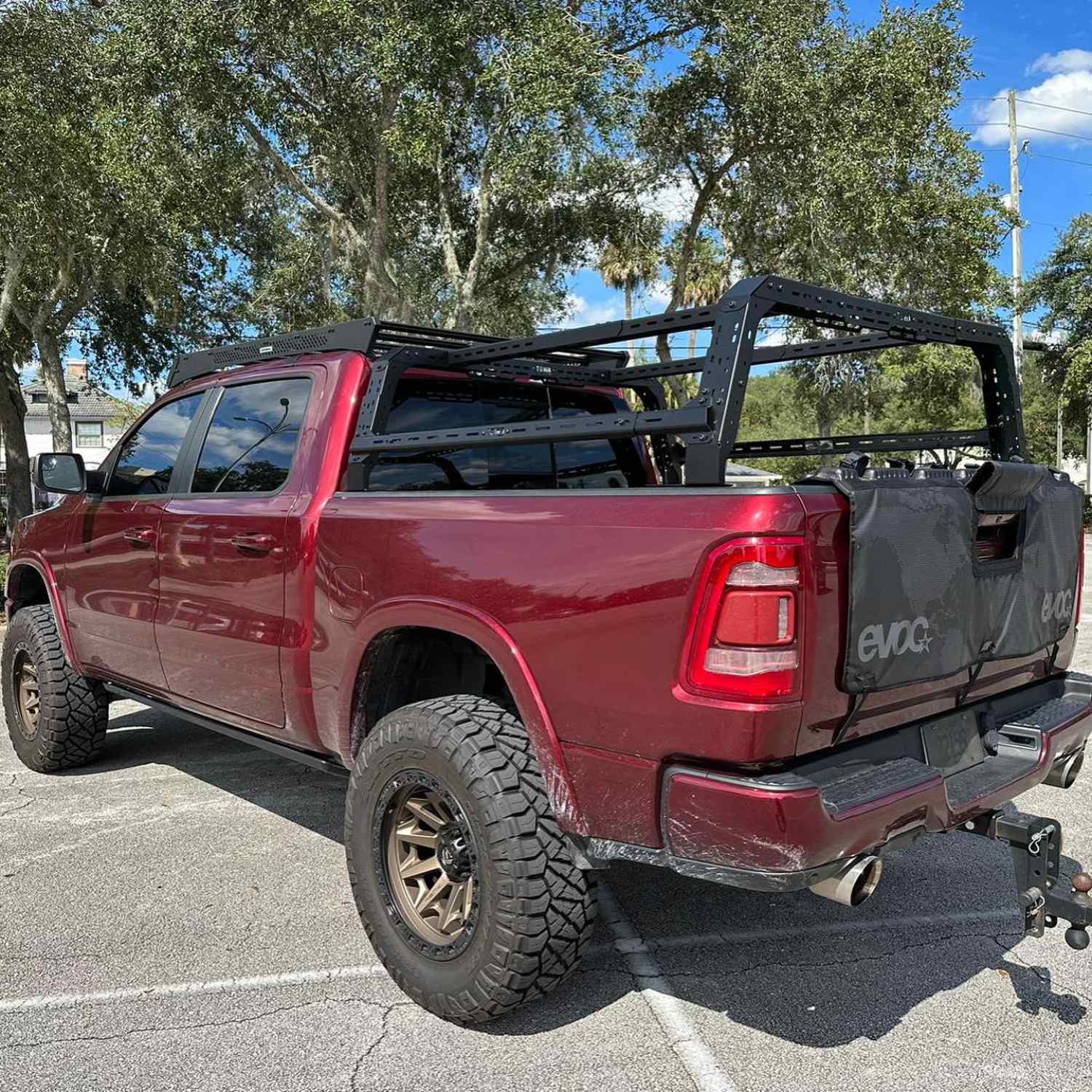 Sideview of Shiprock Rack by Tuwa Pro on Ram