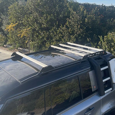 Badass Tents 2020-2023 Land Rover Defender 90/110 Rear Roof Rack Mounted View