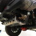 Underbody view of Jeep Wrangler JL with Asfir skid plate fitted