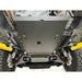 Underbody view of RCI skid package on Tundra