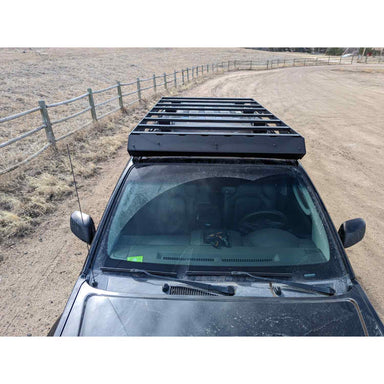 Uptop Overland Bravo 2005-2015 Nissan X Terra Roof Rack Front View