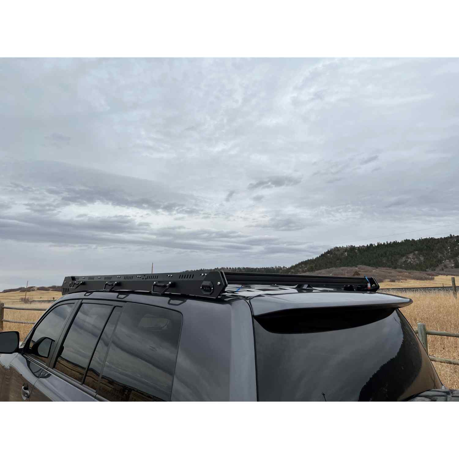 Uptop Overland Alpha Toyota Land Cruiser  Roof Rack Closed Back View