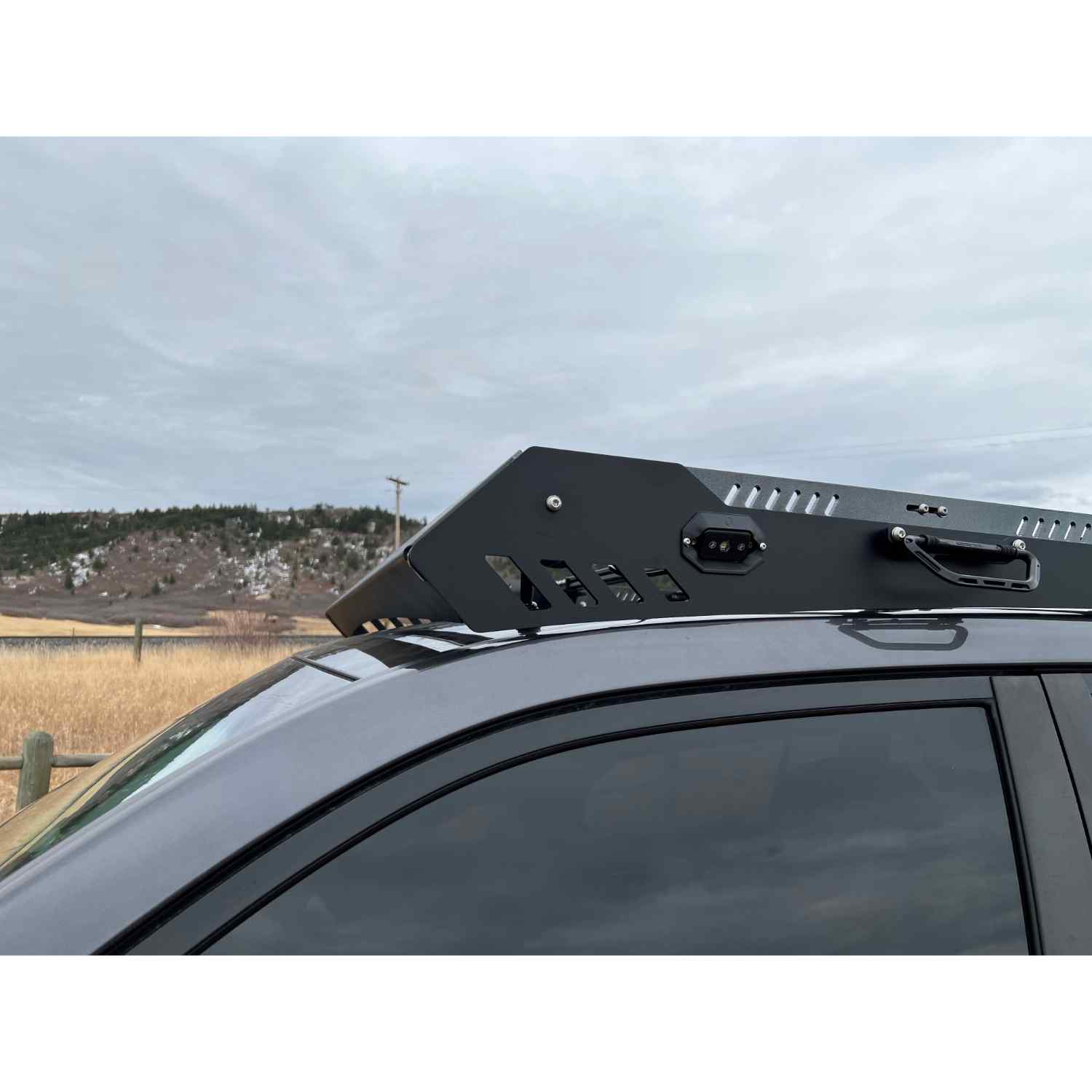 Uptop Overland Alpha Toyota Land Cruiser Roof Rack Closed Front View