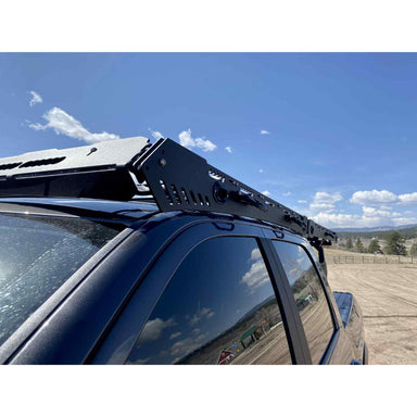 Uptop Overland Alpha 2009-2018 Ram 1500 Crew Cab Roof Rack Side Closed View