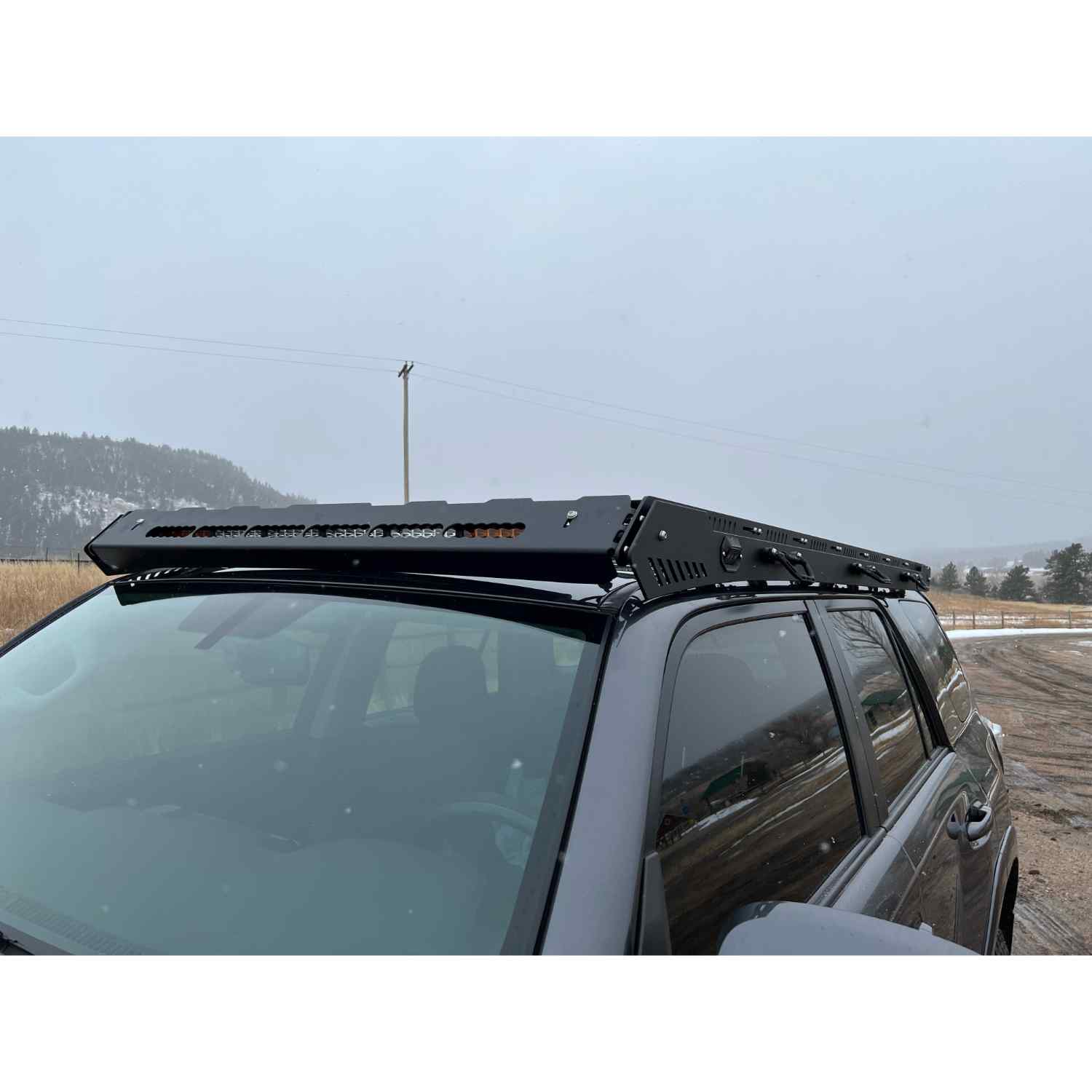 Uptop Overland Alpha 2010-2023 Toyota 4Runner 5G Roof Rack Closed Front View