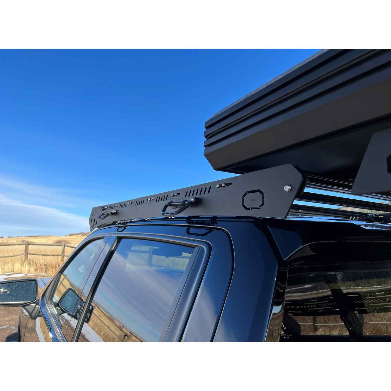 Uptop Overland Alpha 2019-2023 Chevy Silverado & GMC Sierra 1500 2500 3500 Roof Rack Back View