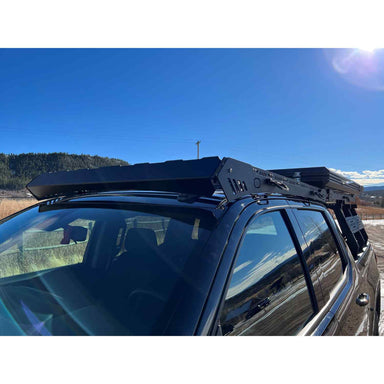 Uptop Overland Alpha 2019-2023 Chevy Silverado & GMC Sierra 1500 2500 3500 Roof Rack Front Closed View