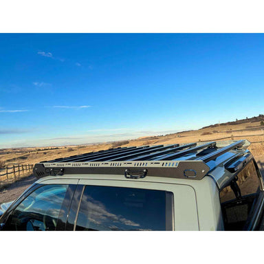 Uptop Overland Alpha 2022+Totota Tundra CrewMAX Roof Rack Top Closed View