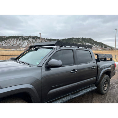 Uptop Overland Bravo 2005-2023 Tacoma Double Cab Roof Rack Top Side View
