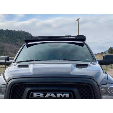 Uptop Overland Bravo 2009-2018 Ram 1500 Crew Cab Roof Rack Front View