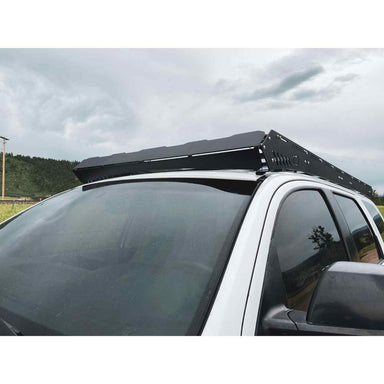 Uptop Overland Bravo 2018-2022 Toyota Sequoia Roof Rack Front Closed View