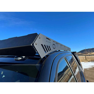 Uptop Overland Bravo 2019-2023 Chevy Silverado & GMC Sierra 1500 2500 3500 Roof Rack Front View