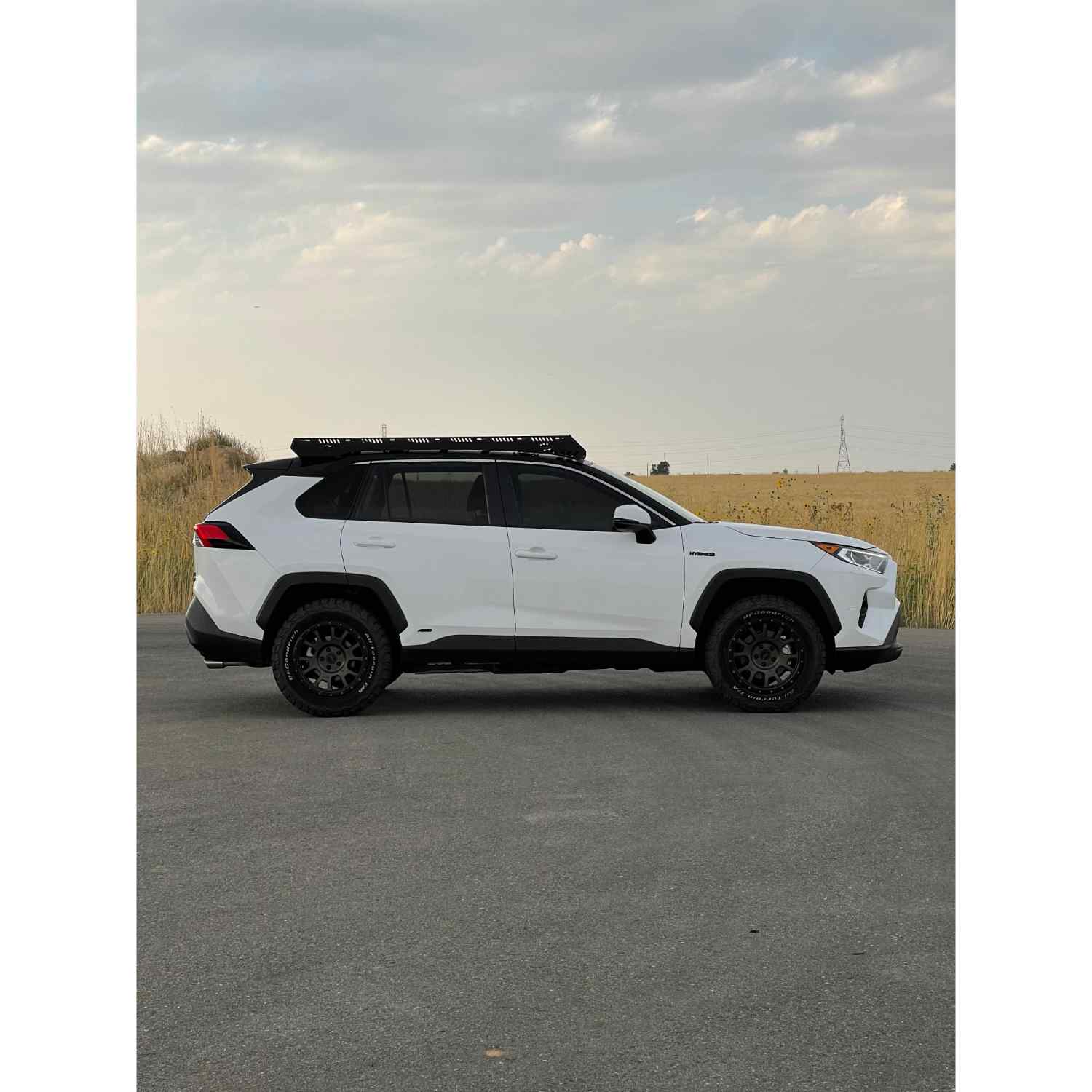 Uptop Overland Bravo 2019+ Toyota Rav4 Roof Rack Side View
